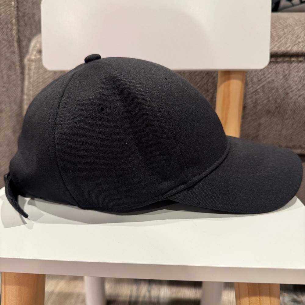 Nike Legacy 91 Hat Black Dri-Fit Metal Swoosh Logo Dad Cap Strapback - Picture 6 of 10